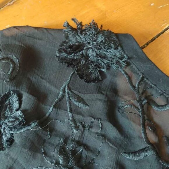 Festive Love Sequins Top Shirt Blouse Women Med Christmas Valentine's Going Out - Picture 9 of 10